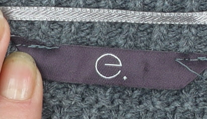 Evans Women’s Grey Short Sleeve Knit Cardigan Size 22
