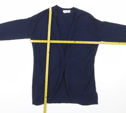 White Stuff Women’s Blue Long Sleeve Knit Cardigan Size S