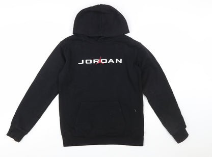 Nike Jordan Boys Black Pullover Hoodie XL 13-15 Years Cotton Blend