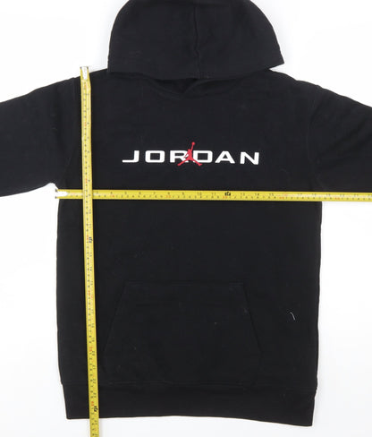 Nike Jordan Boys Black Pullover Hoodie XL 13-15 Years Cotton Blend