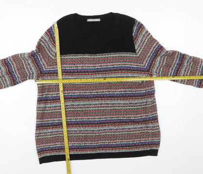 Marks and Spencer Women’s Multicoloured Fair Isle Knit Jumper UK 18