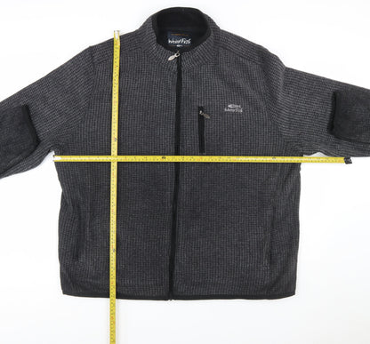 Weird Fish Men's Grey Full Zip Fleece Sweatshirt 3XL Lightweight Outdoor