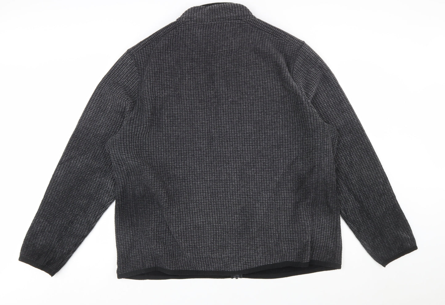 Weird Fish Men's Grey Full Zip Fleece Sweatshirt 3XL Lightweight Outdoor