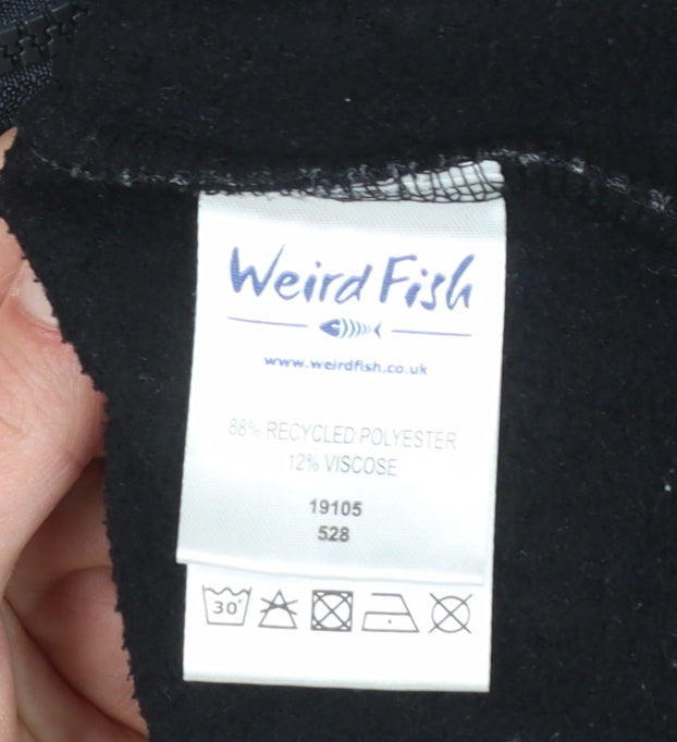 Weird Fish Men's Grey Full Zip Fleece Sweatshirt 3XL Lightweight Outdoor