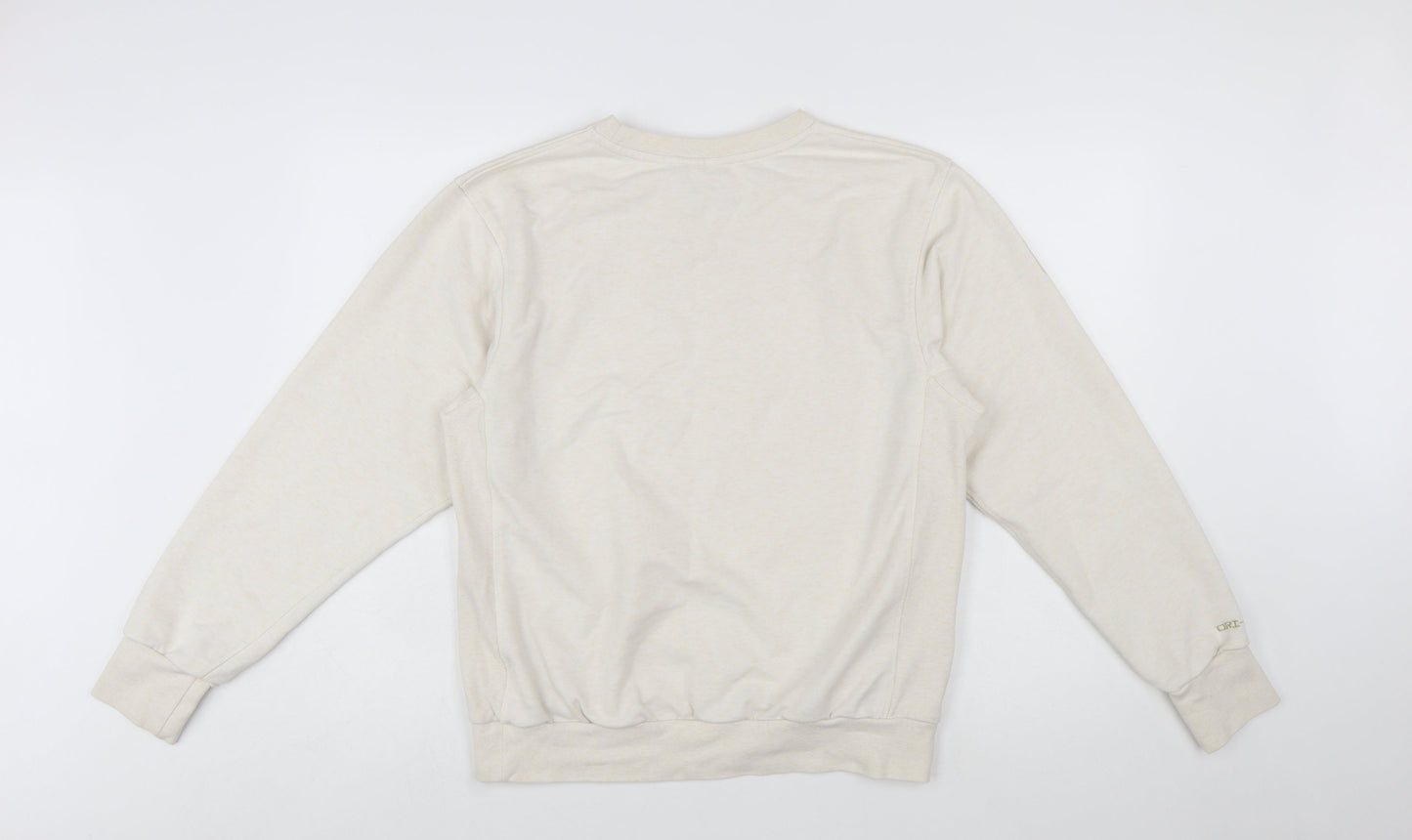 Nike Women Beige Dri-Fit Pullover Sweatshirt Size S