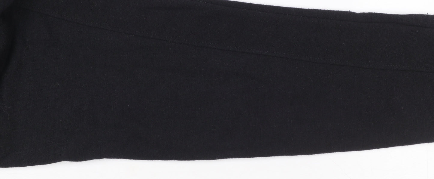 Voi London Men's Black 2XL Full Zip Hoodie with Logo and Pockets