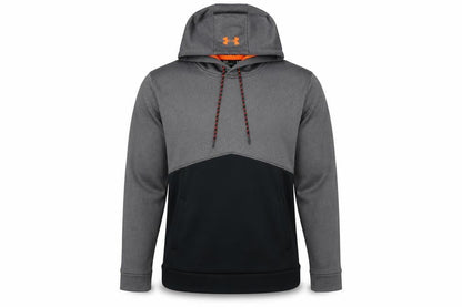 Under Armour Men's Grey Pullover Hoodie L Loose Fit ColdGear