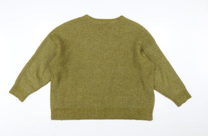 Marks and Spencer Women’s Green XL Chunky Knit Pullover Jumper
