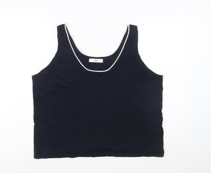 Marks and Spencer Women's Blue XL Viscose Tank Top