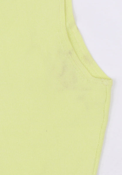 Marks and Spencer Women’s Yellow Tank Top Size M Basic Knit