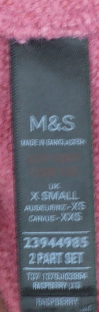 Marks and Spencer Women’s Pink V-Neck Pullover Sweater XS
