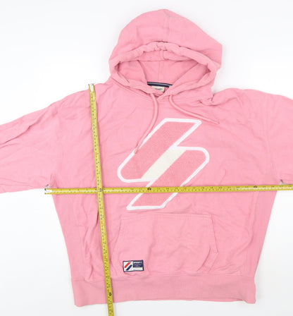 Superdry Women's Pink Pullover Hoodie M