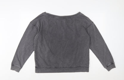 Next Women’s Grey Whitney Houston Graphic Pullover Sweatshirt L
