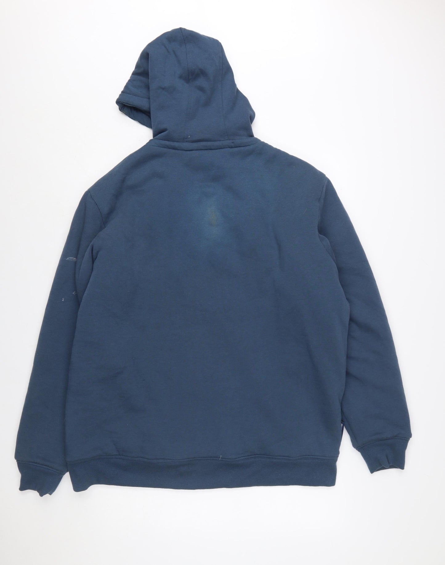Mountain Warehouse Men’s Blue Full Zip Fleece Lined Hoodie Size L