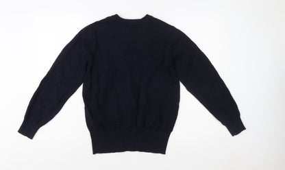 Joanie Women's Blue France 1975 Cotton Pullover Jumper Size M