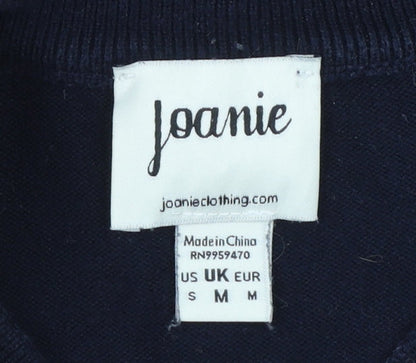 Joanie Women's Blue France 1975 Cotton Pullover Jumper Size M