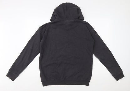 Abercrombie Kids Boys Black Pullover Hoodie 15-16 Years Cotton Blend