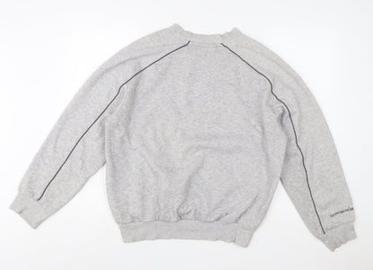 Umbro Men's Grey Crew Neck Sweatshirt M Pullover Sportswear