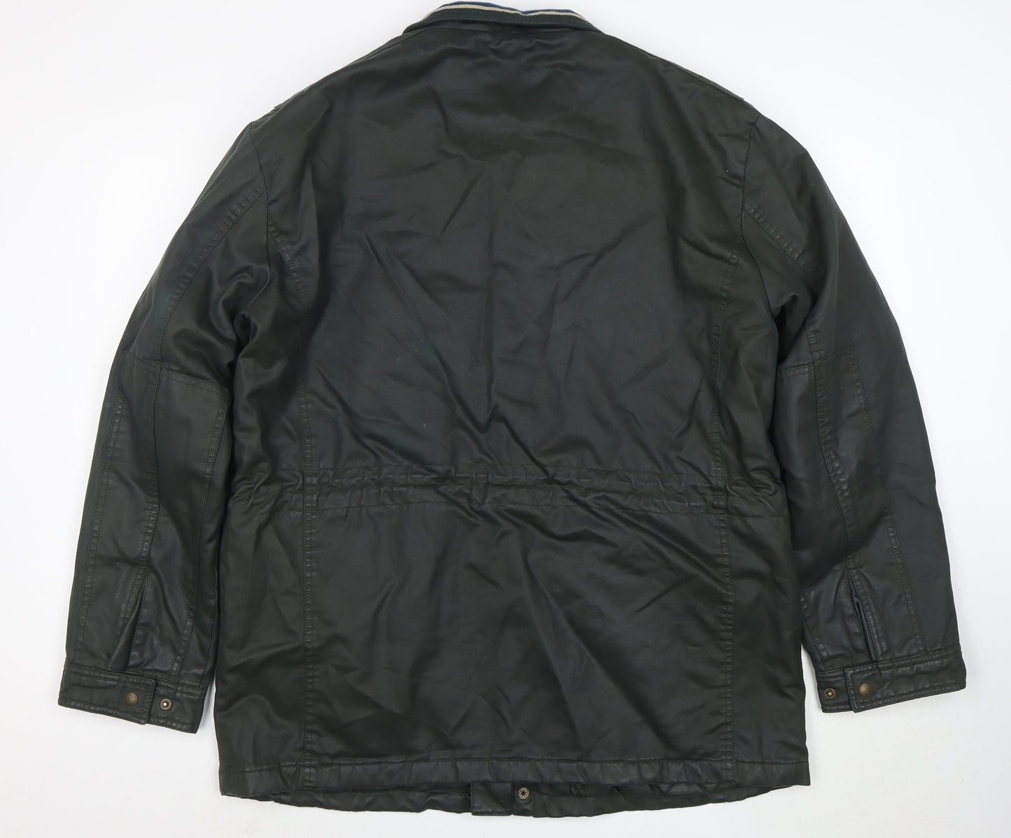 Greenwoods Mens Green XL Lined Parka Jacket with Pockets