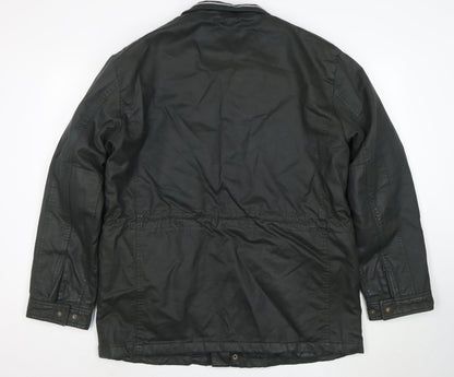 Greenwoods Mens Green XL Lined Parka Jacket with Pockets