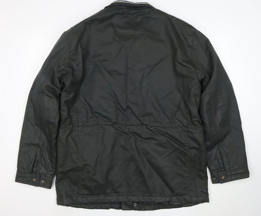 Greenwoods Mens Green XL Lined Parka Jacket with Pockets