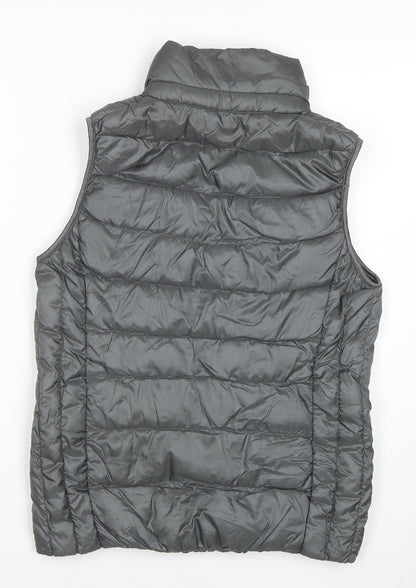 Uniqlo Women’s Grey XS Puffer Down Waistcoat Quilted Gilet