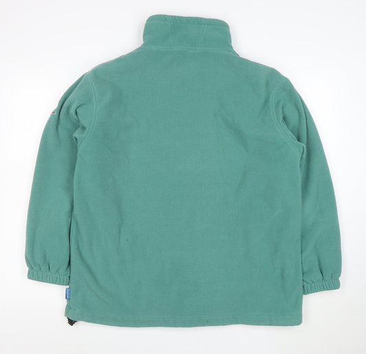 Finisterre Womens Green Fleece Full Zip Jacket Size 14