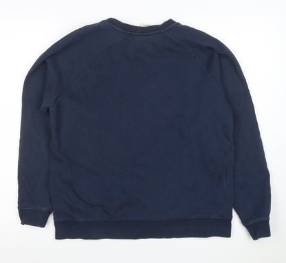 Joanie Women's Navy Blue Graphic Pullover Sweatshirt Size S