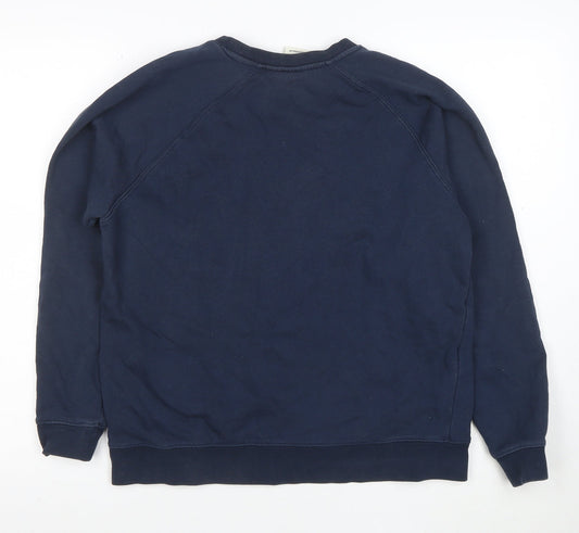 Joanie Women's Navy Blue Graphic Pullover Sweatshirt Size S