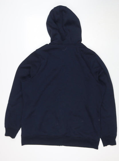 Slazenger Men's Blue Full Zip Hoodie XL Fleece Sweatshirt