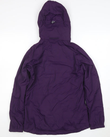 Peter Storm Women’s Purple Waterproof Hooded Jacket Size 8