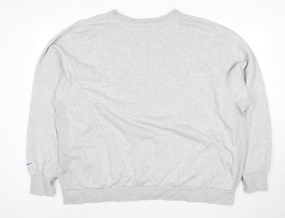 Nike Men's Grey 2XL Crew Neck NBA 2022 Sweatshirt