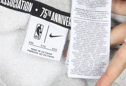 Nike Men's Grey 2XL Crew Neck NBA 2022 Sweatshirt