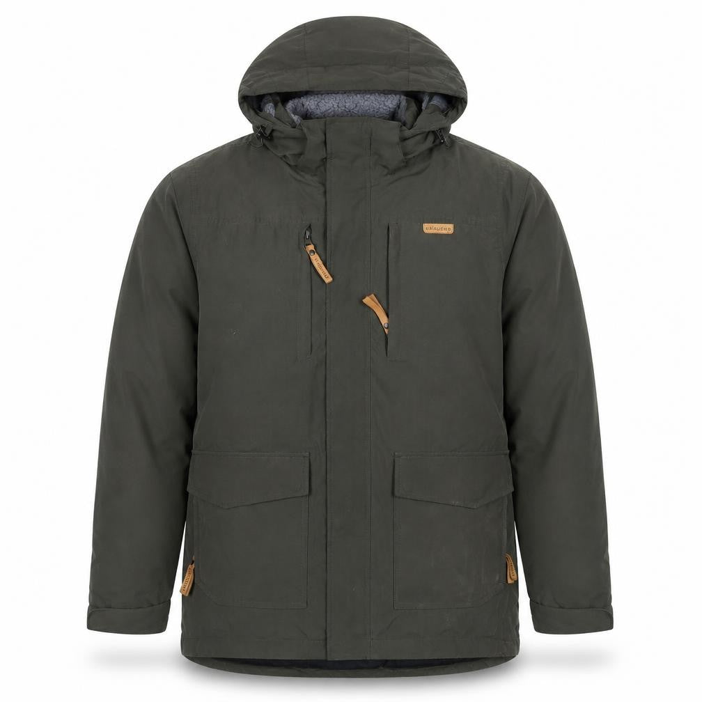 Ayacucho Mens Green S Hooded Waterproof Parka Jacket