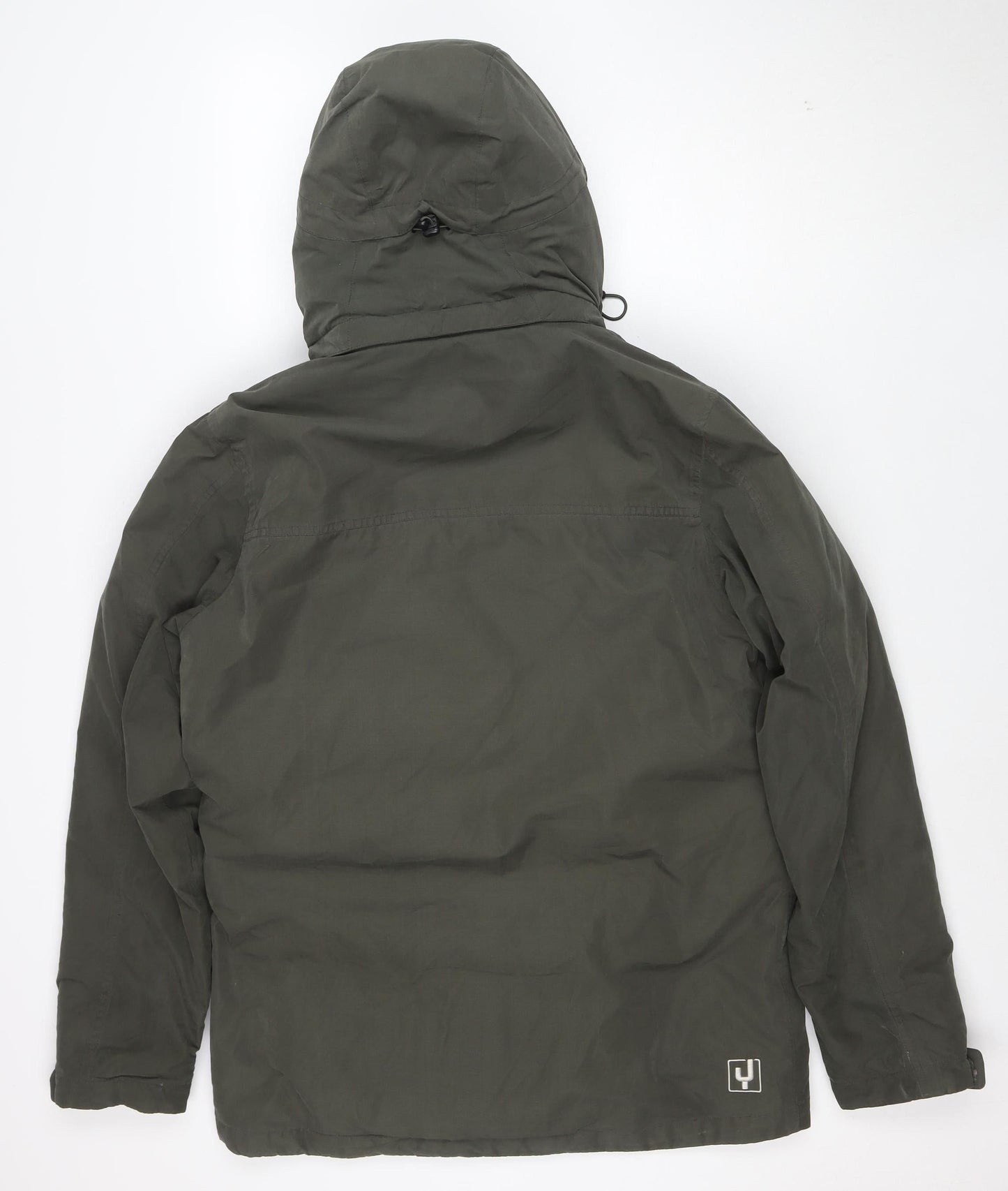 Ayacucho Mens Green S Hooded Waterproof Parka Jacket