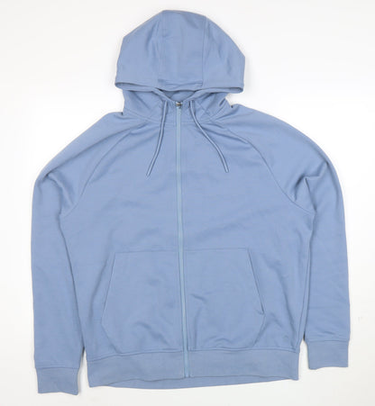 Marks and Spencer Men’s Blue Full Zip Hoodie Size L