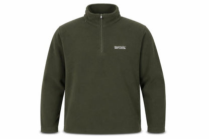 Regatta Mens Green Fleece 1/2 Zip Pullover Sweatshirt Size M