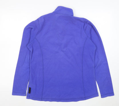 Helly Hansen Women's Purple Fleece 1/2 Zip Pullover Sweatshirt Size L/6