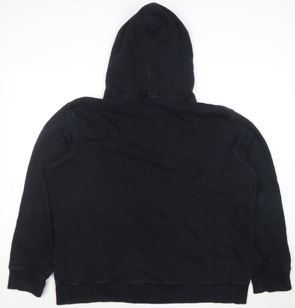 Polo Ralph Lauren Men's Black XL Pullover Hoodie Cotton Fleece