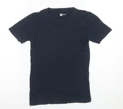 GAP Women’s Black XS Basic Cotton Crew Neck T-Shirt