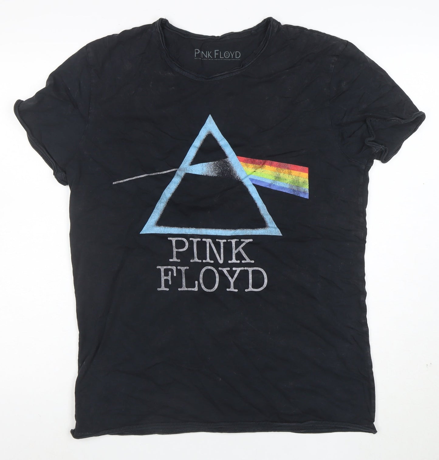 Tu Men’s Black Pink Floyd Graphic Band T-Shirt Medium Cotton Crew Neck