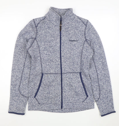 Brasher Women's Blue Full Zip Fleece Jacket Size S Outdoor Wear