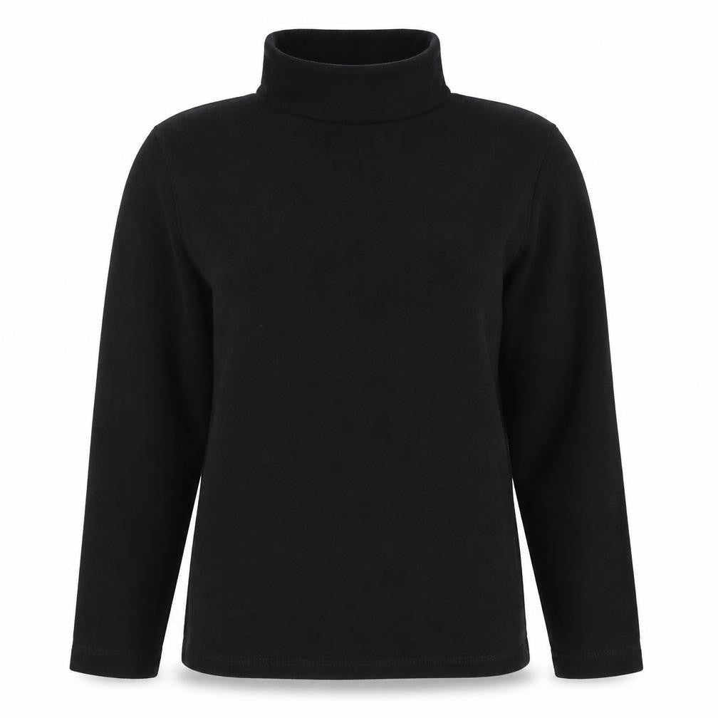 Gelert Womens Black Size 10 1/4 Zip Fleece Pullover Sweatshirt