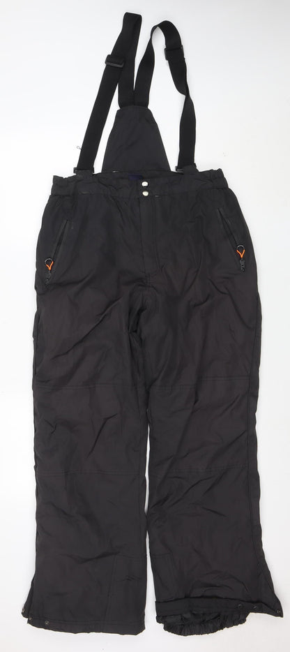 Nature Sports Fashion Men's Black M Waterproof Insulated Snow Pants
