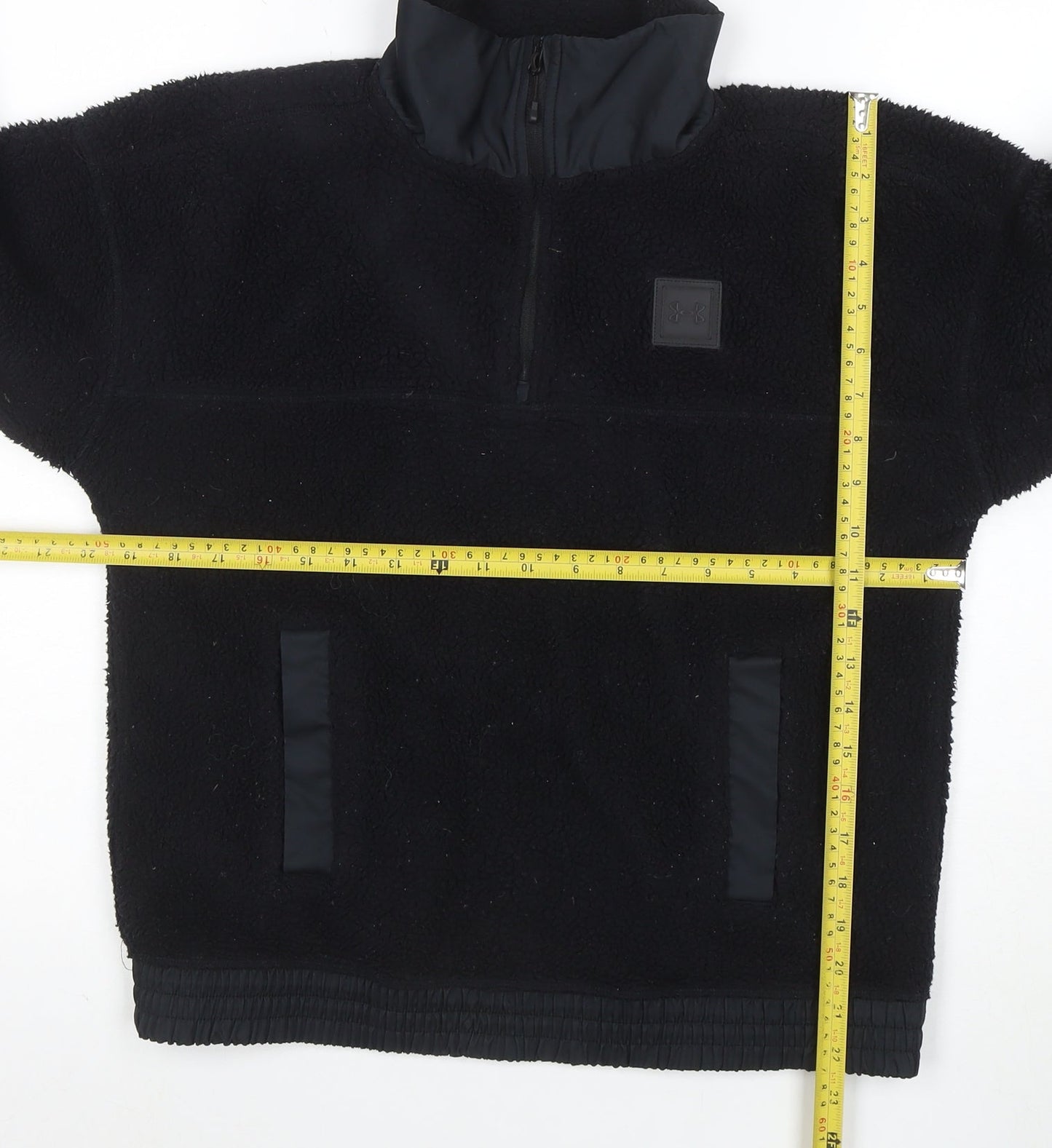 Under Armour Women's Black Small Fleece 1/2 Zip Pullover Sweatshirt