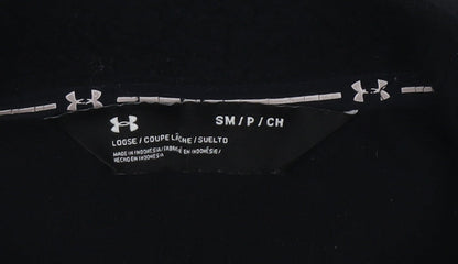 Under Armour Women's Black Small Fleece 1/2 Zip Pullover Sweatshirt
