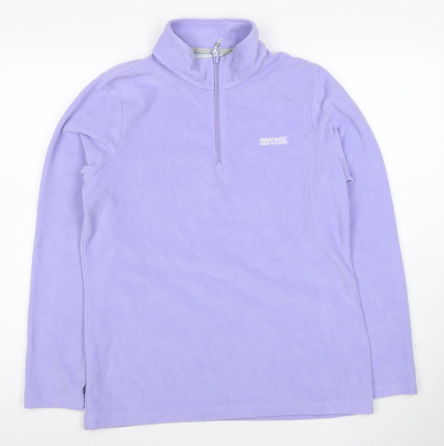Regatta Women’s Purple 1/4 Zip Fleece Sweatshirt Size 14