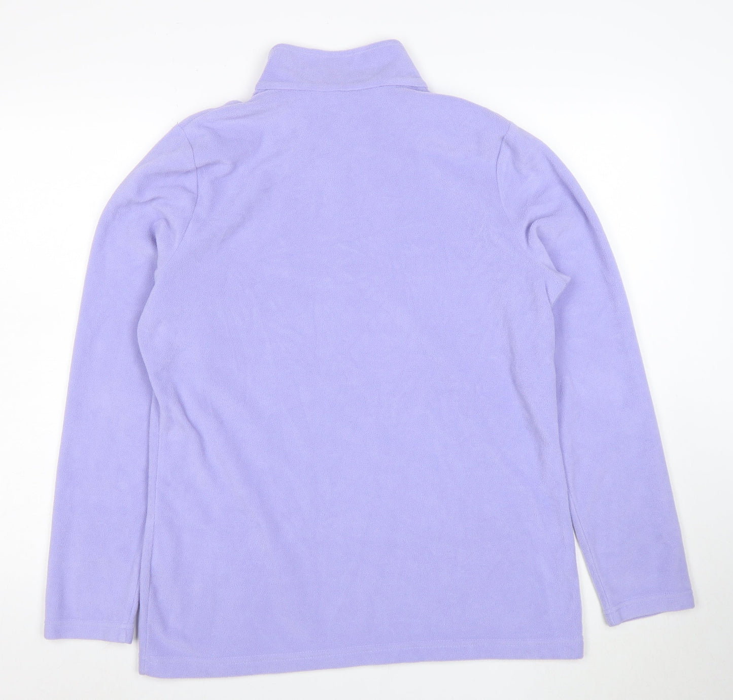 Regatta Women’s Purple 1/4 Zip Fleece Sweatshirt Size 14