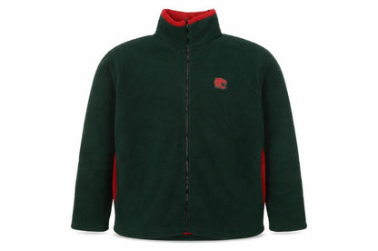Tigers Men's Green XL Fleece Full Zip Jacket