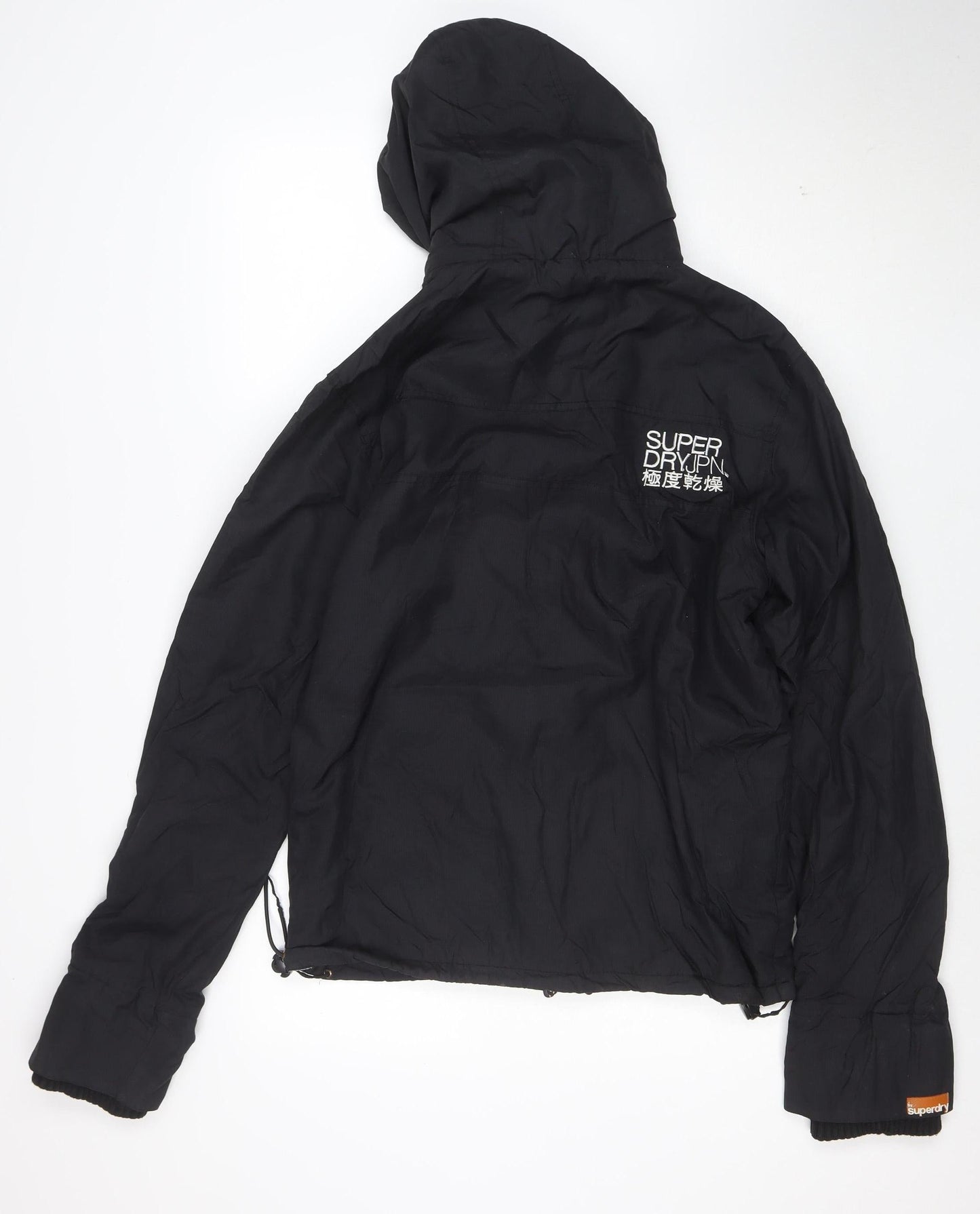 Superdry Men's Black M Windbreaker Hooded Jacket